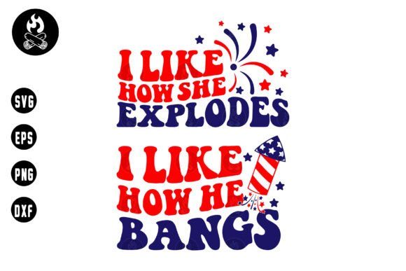 4th of July Couple SVG: Patriotic T-Shirt Graphics