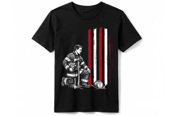 Firefighter Honor Tribute Graphics for T-Shirt Designs