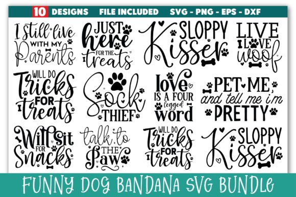Funny Dog Bandana SVG Bundle Review