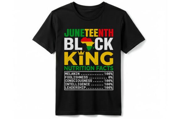 Juneteenth Black King T-shirt Graphics Review
