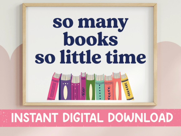 So Many Books Rainbow SVG: Graphics & T-Shirt Designs